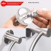 AUNGZONE Bathroom Towel Ring Wall Mount Rustproof Nail Free Glue+ Adhesive No Drill Stainless Steel for Kitchen Brushed Finish - B07D4F1F8M